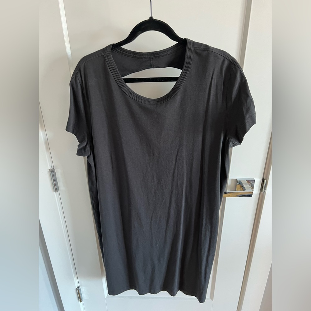 Lululemon open back cotton T-shirt dress